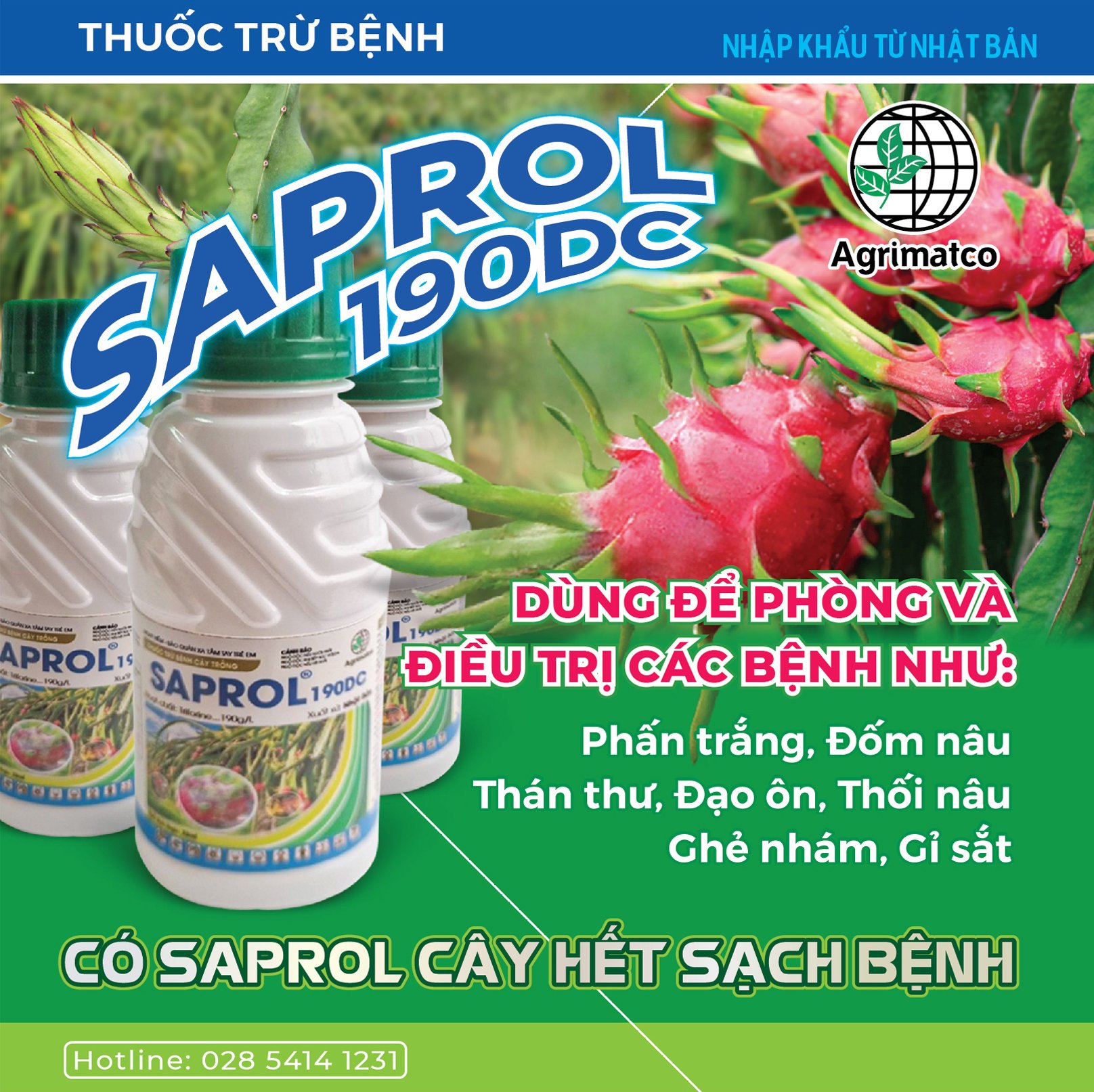 Thuốc trừ bệnh Saprol 190DC